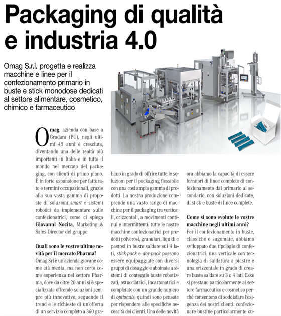 QUALITY PACKAGING AND INDUSTRY 4.0 CRITERIA Omag English Magazine